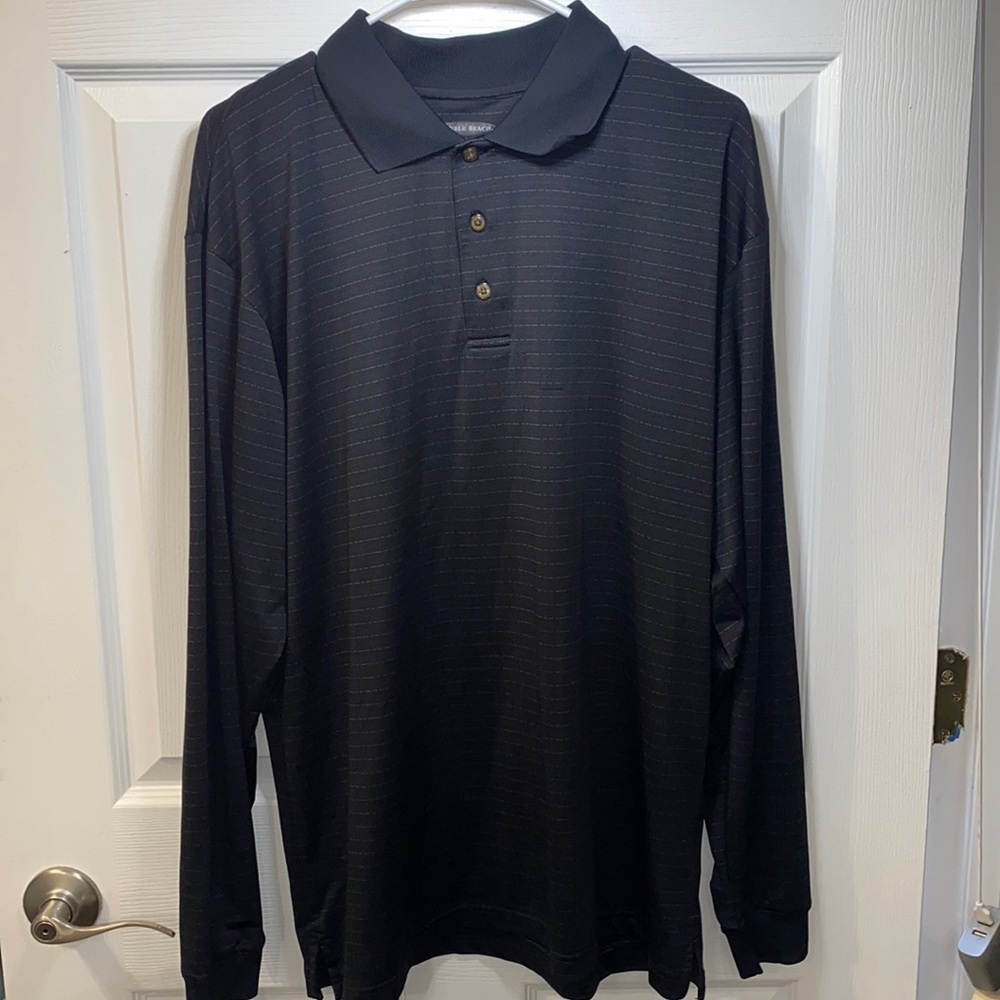 (👀3 For $20)     Pebble Beach Long Sleeve Performance Shirt men’s (Large)